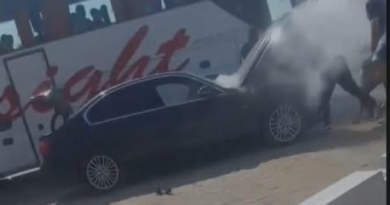 السيطرة على حريق محدود بسيارة الإعلامى أحمد شوبير