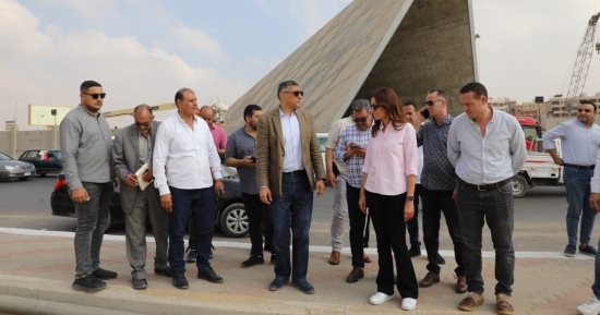 تحسين الصورة البصرية لمحيط المتحف المصرى الكبير استعدادًا للافتتاح