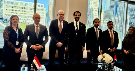 تعزيز التعاون المصرى الإماراتى فى مجال الطيران خلال اجتماعات الإيكاو بمونتريال