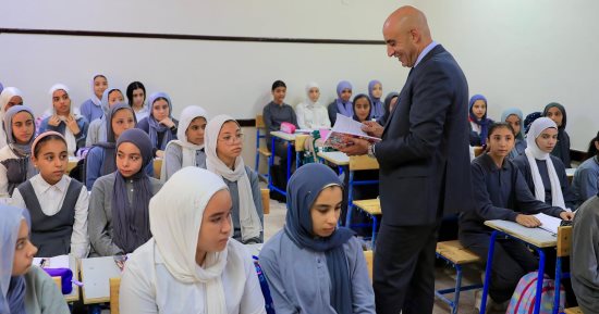 وزير التعليم يجرى جولة تفقدية بمدارس محافظة الغربية
