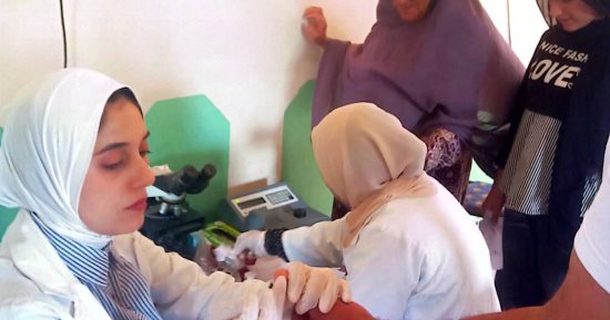 الكشف على 195 مواطنا خلال قافلة طبية مجانية بالبحيرة 