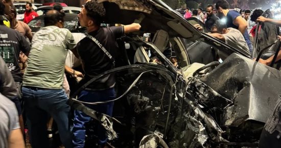 مصرع 2 وإصابة 3 آخرين فى حادث مرورى بالطريق الدولى الساحلى بالإسكندرية