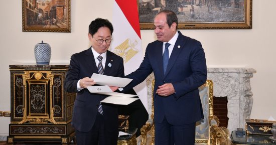 رسالة من رئيس كوريا الجنوبية للرئيس السيسى بمناسبة 30 عاما على العلاقات الدبلوماسية