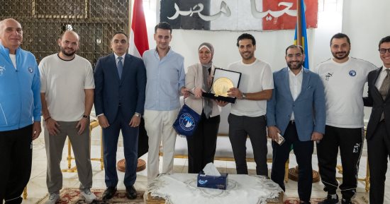بعثة بيراميدز تلبّي دعوة السفيرة المصرية فى رواندا قبل مواجهة الجيش الرواندي