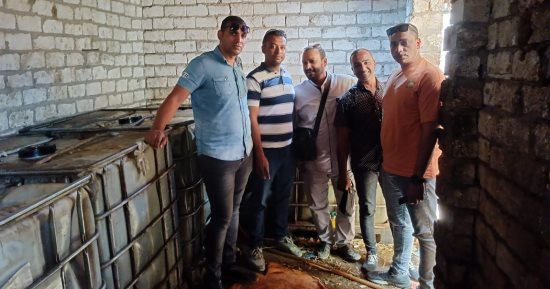 ضبط 7 أطنان سولار داخل مخزن بقرية جحدم بمنفلوط قبل بيعها بالسوق السوداء