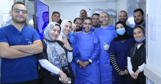 جامعة حلوان تشارك ببث حى لعملية مناظير دقيقة بالمؤتمر الدولى الثاني بجدة
