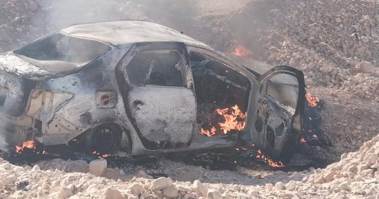 السيطرة على حريق سيارة ملاكى فى منشأة القناطر
