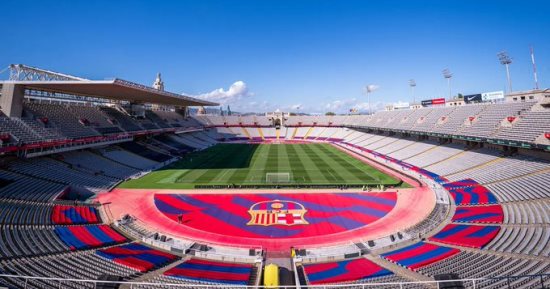 برشلونة يعلن مواجهة أولمبياكوس فى دورى الأبطال على ملعب مونتجويك