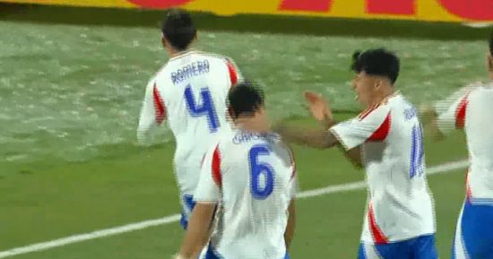 تشيلى يتقدم بالهدف الأول فى مرمى منتخب الشباب