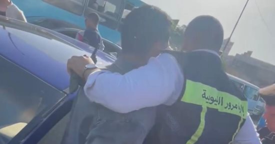 ضابط يلقى القبض على سائق متهور أثار  الرعب بين مواطنى القليوبية