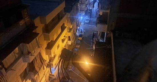 أمطار غزيرة تضرب الإسكندرية ليلا فى أولى نوات الشتاء