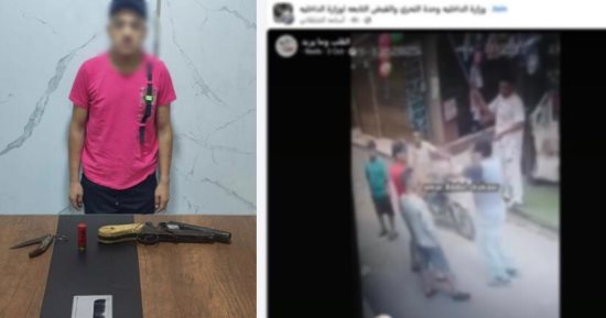 القبض على متهم اعتدى على مواطن بسلاح أبيض فى حدائق القبة