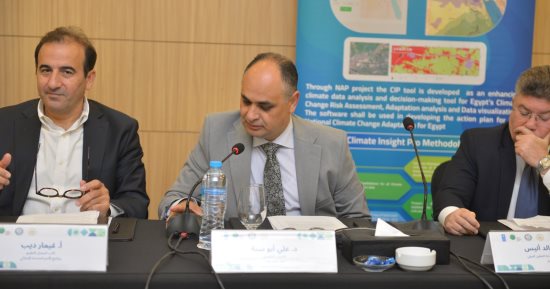 الرئيس التنفيذي لجهاز شؤون البيئة يترأس اجتماع لجنة تسيير مشروع الخطة الوطنية للتكيف (NAP)