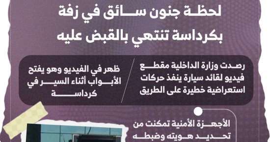 لحظة تهور سائق في زفة بكرداسة تنتهي بالقبض عليه.. إنفوجراف