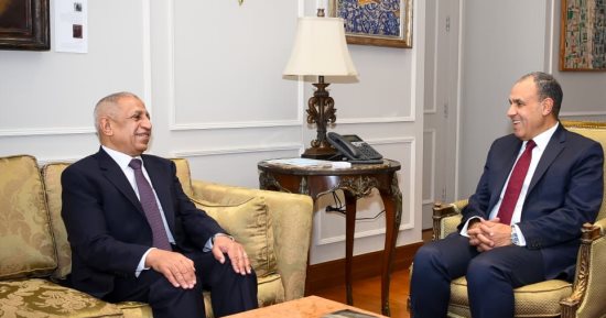 وزير الخارجية يلتقي رئيس الأكاديمية العربية للعلوم والتكنولوجيا والنقل البحري
