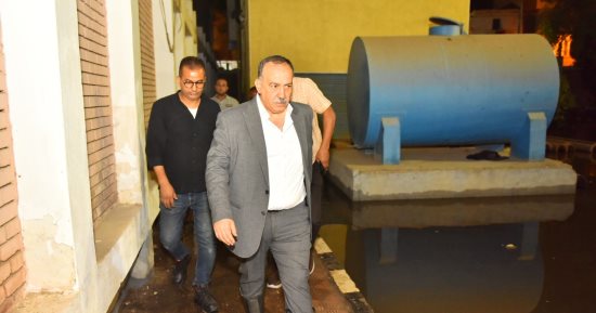 انتهاء إصلاح محطة صرف صحى المراغى وبدء ضخ المياه تدريجيًا بمدينة أسيوط