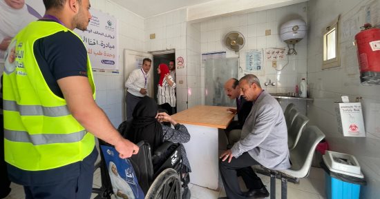 قافلة طبية شاملة لكبار السن وأنشطة ترفيهية للأطفال فى قرية برنشت 