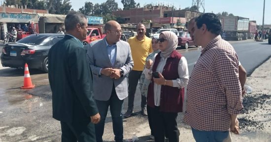 نائب محافظ الجيزة يتفقد مشروعات الرصف بمنشأة القناطر ويشدد على الالتزام بمعايير الجودة