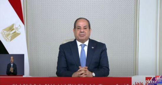الرئيس السيسى: مستقبل الأمن المائى مرهون بالتعاون الدولى القائم على الالتزام بقواعد القانون