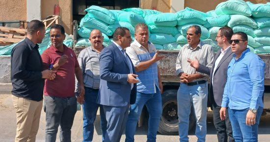 ضبط 156 شيكارة دقيق بلدى مدعم قبل بيعها بالسوق السوداء فى الجيزة