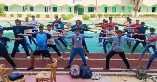إطلاق فعاليات العروض الرياضية لتلاميذ المدارس والمعاهد الأزهرية بكفر الشيخ