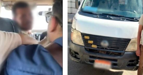 ضبط سائق ميكروباص بالبحيرة بعد رفعه الأجرة وتحميل ركاب زيادة