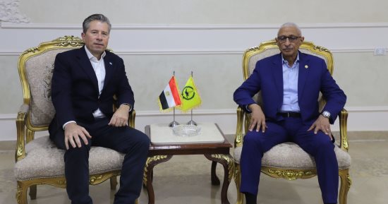 محافظ شمال سيناء يستقبل وكيل الأمين العام للأمم المتحدة للشئون الإنسانية 