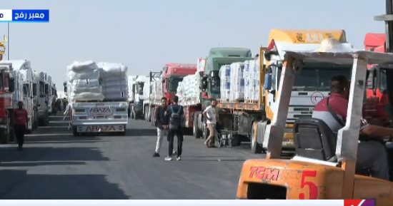 مصر تواصل دعم سكان غزة بخيم ومساعدات عاجلة عبر معبر رفح
