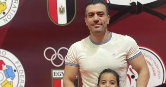 جاسمين شهاب عشوش تفوز بالمركز الأول فى بطولة الجمهورية للجودو