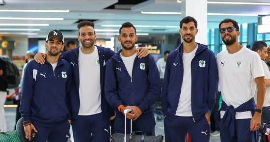 بعثة المصري تغادر طرابلس فى طريقها إلى القاهرة بعد التعادل مع الاتحاد الليبي