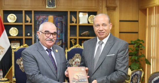 رئيس هيئة قضايا الدولة في ضيافة جامعة المنصورة