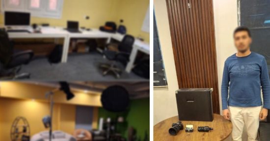 ضبط صاحب استوديو غير مرخص يبث محتوى مخالفًا لقانون الملكية الفكرية