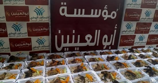 مؤسسة أبو العينين عضو التحالف الوطنى توزع وجبات ساخنة على مرضى الفشل الكلوى بالجيزة