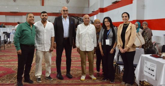 مجلس الزمالك يدلى بصوته فى اجتماع الجمعية العمومية لتعديل اللائحة.. صور