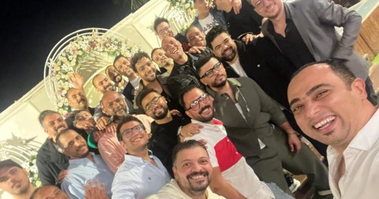 أحمد جمال يحتفل وسط أهله وأصدقائه فى طنطا قبل حفل زفافه الرسمي.. صور