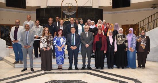 هيئة سنتريور توصي باستمرار منح جامعة حلوان شهادة الايزو 