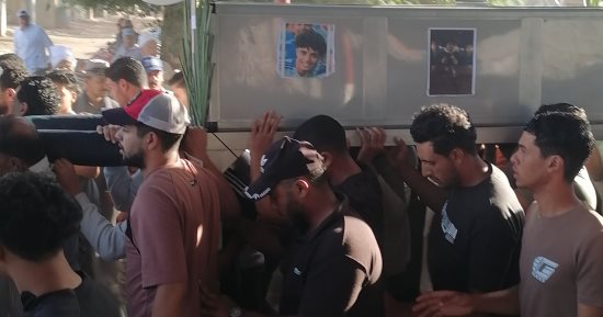 قرية أبو جلال بالدقهلية تتشح بالسواد حزنا على فراق شاب ابتلع لسانه أثناء مباراة