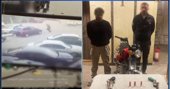 ضبط شخصين سرقا حقيبة سيدة بالدراجة النارية فى بورسعيد