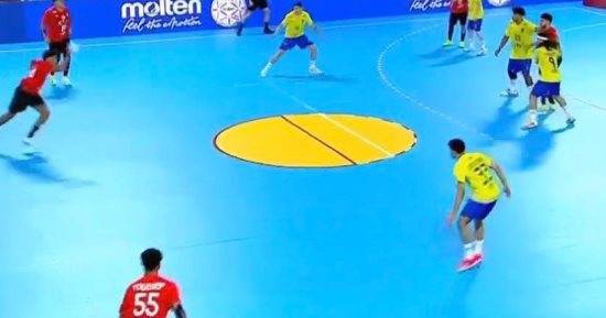 منتخب اليد 2008 يهزم البرازيل ببطولة العالم بالمغرب
