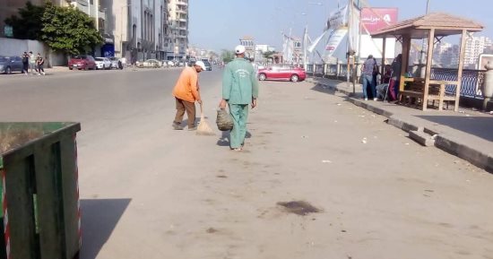 رفع 465 طن مخلفات بلدية من مدينتي المنصورة وطلخا