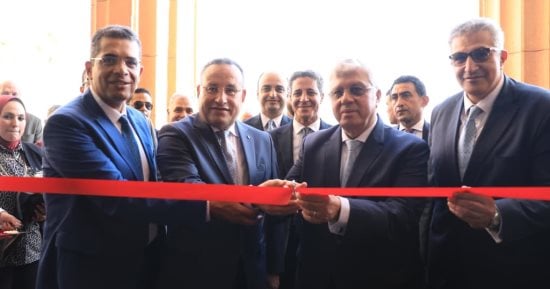 افتتاح المرحلة الأولى من مشروع ترميم مبانى كلية الهندسة جامعة الإسكندرية