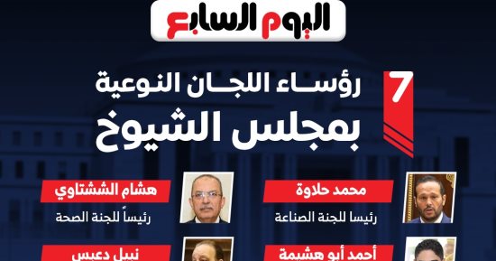 أسماء رؤساء اللجان النوعية بمجلس الشيوخ.. إنفوجراف