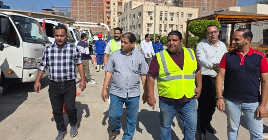 رئيس مياه المنوفية يتفقد جاهزية معدات الشركة فى مواجهة الأزمات
