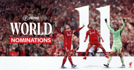 محمد صلاح ضمن قائمة المرشحين لأفضل 11 لاعباً فى العالم من فيفبرو