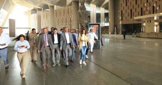 خالد فودة ومحافظ الجيزة يتابعان الاستعدادات النهائية لافتتاح المتحف الكبير
