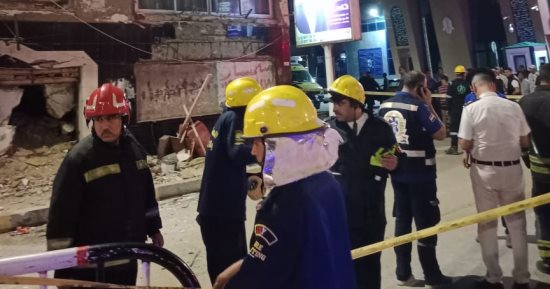 إصابة 3 أشخاص فى انهيار أجزاء من عقار بالعصافرة بحرى فى الإسكندرية