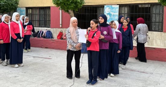 مدارس الجيزة تخصص فقرة يومية بالإذاعة للتعريف بالمتحف المصرى الكبير.. صور