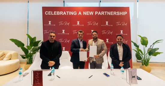 المطور إكس بالشراكة مع البروج مصر توقع عقد تشغيل فندق the red residence في التجمع الخامس