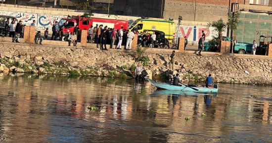 قوات الإنقاذ النهرى تبحث عن جثة غريق ببحر شبين بالمحلة