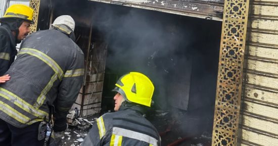 السيطرة على حريق محل أسماك فى الإسكندرية